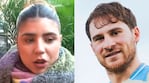 Camila Mayan protestó tras el juicio que perdió ante Alexis Mac Allister