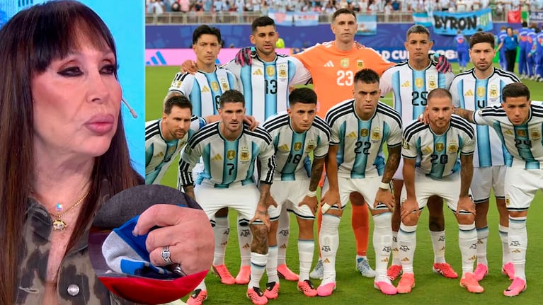 Moria Casán y el ritual de la media al revés para que la Selección brille en el Mundial 2026