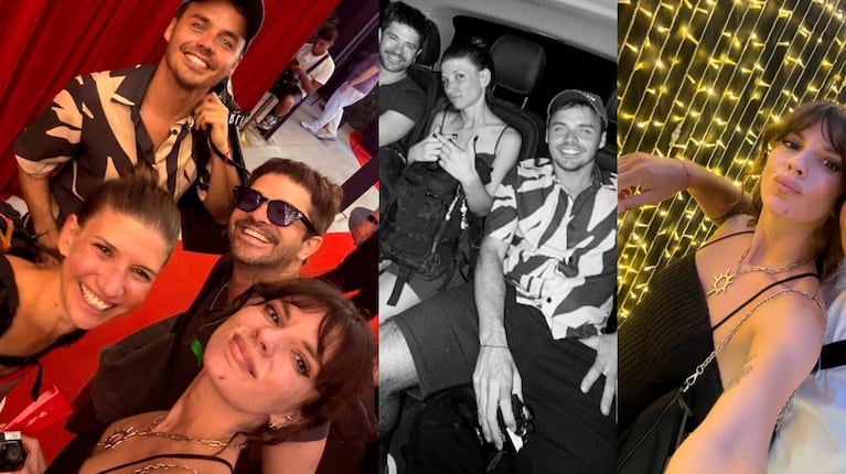 Video: Gimena Accardi disfrutó de Erreway en España y compartió una salida con amigos