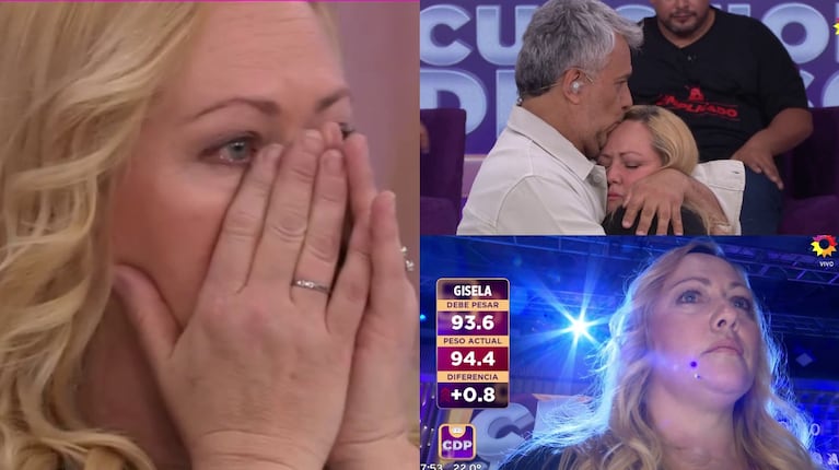 Las lágrimas de Gisela tras quedar eliminada de Cuestión de peso: el emotivo mensaje de Mario Massaccesi