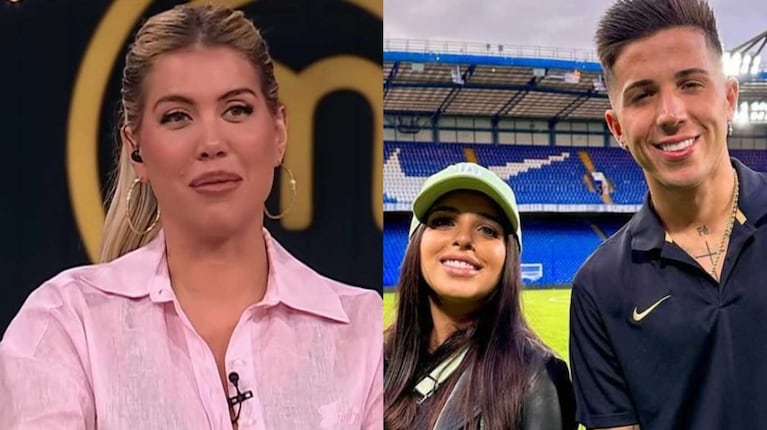 Revelaron el mensaje que Wanda Nara le envió a Enzo Fernández y desató la furia de Valentina Cervantes