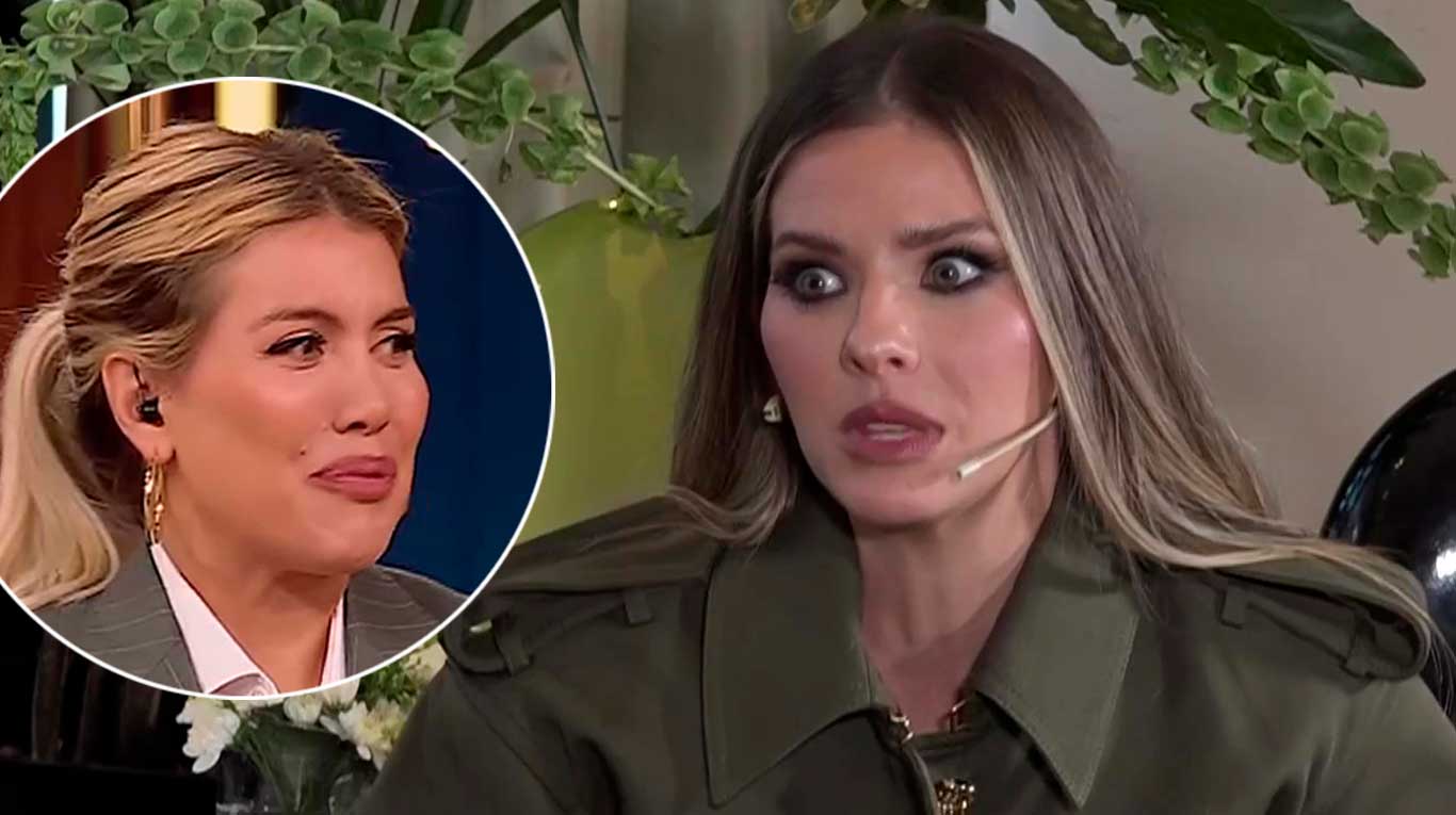 La China Suárez bajo la lupa: dicen que imitó otro outfit de Wanda Nara en su entrevista con Moria