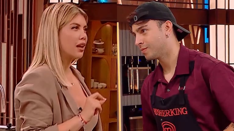 Rusherking le mintió en la cara a Wanda Nara en MasterChef Celebrity