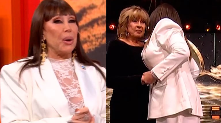 Martín Fierro 2026: Moria Casán reveló qué le dijo al oído a Georgina Barbarossa y emocionó a todos