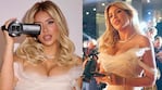 Esto grabó Wanda Nara con la cámara que llevó a los Martín Fierro: el guiño a L-Gante