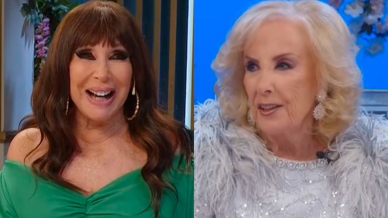 Video: Moria Casán descolocó a Mirtha Legrand con una inesperada pregunta en pleno programa
