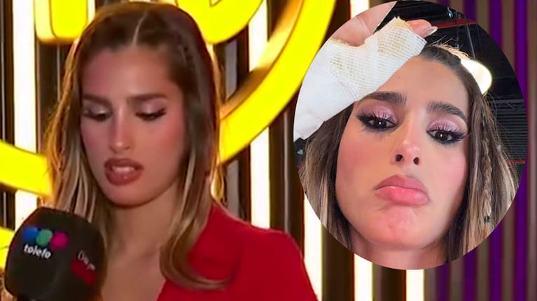 Drama para Juli Poggio en MasterChef Celebrity: el accidente que sufrió en plena grabación