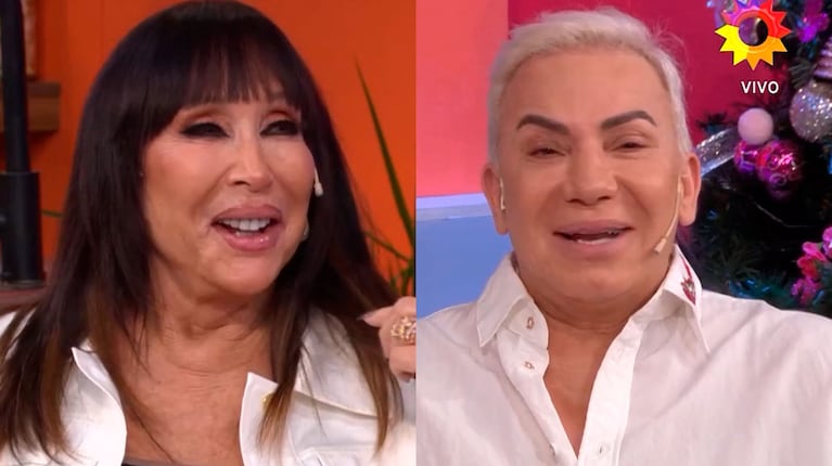 La insólita mentira de Moria Casán sobre Flavio Mendoza que quedó al descubierto en vivo