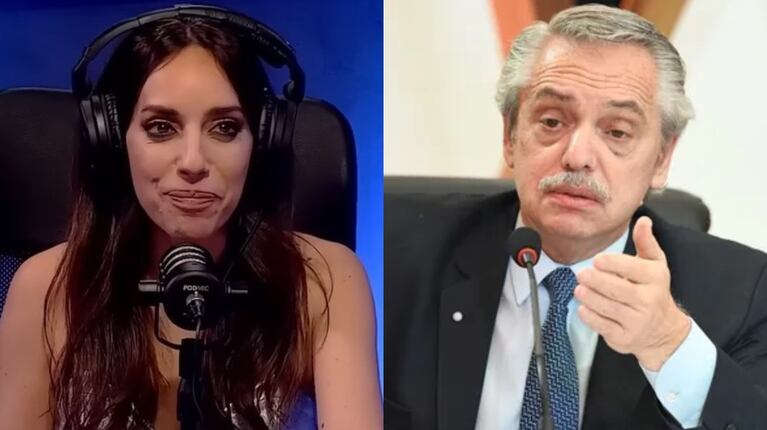 Las primeras imágenes de Tamara Pettinato tras su escandaloso video con Alberto Fernández 