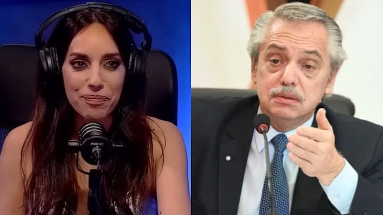 Las primeras imágenes de Tamara Pettinato tras su escandaloso video con Alberto Fernández