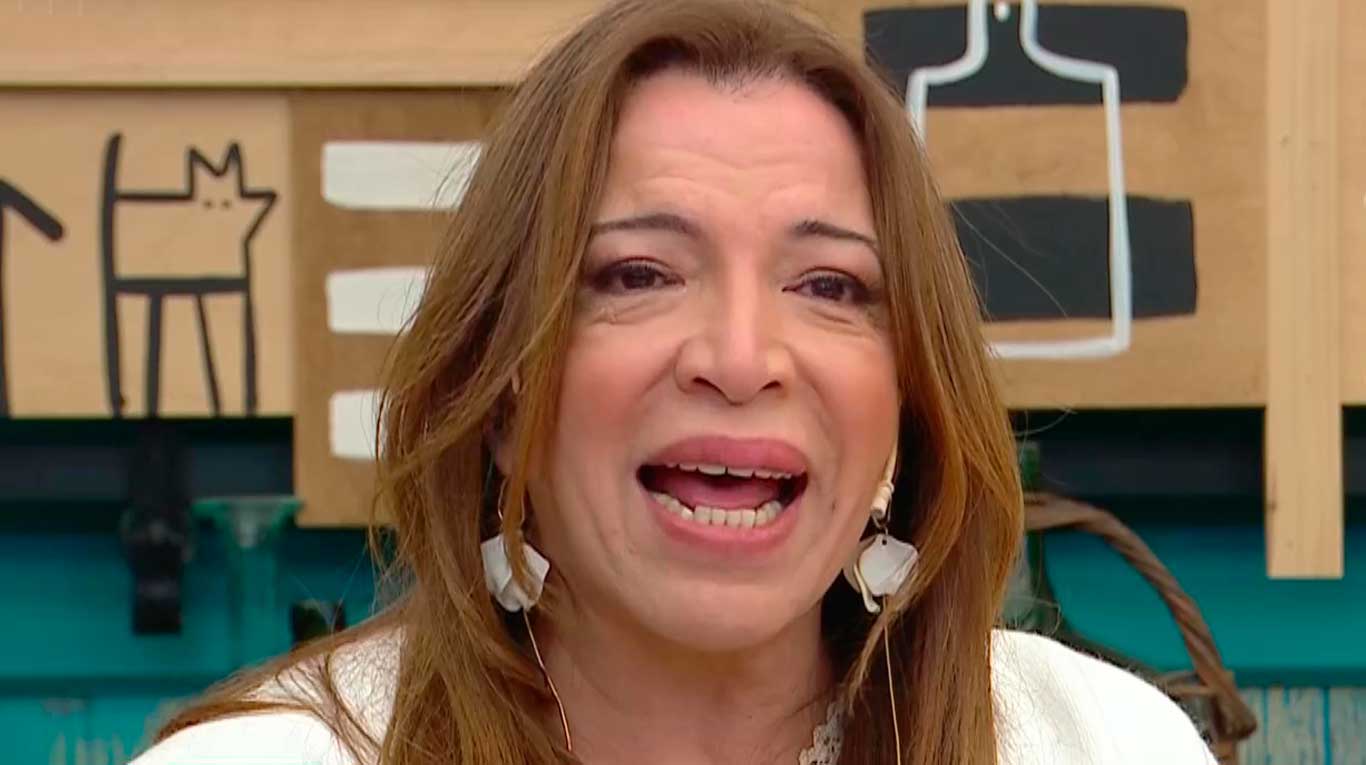 El hijo de Lizy Tagliani la acompañó al vivo de La peña de Morfi