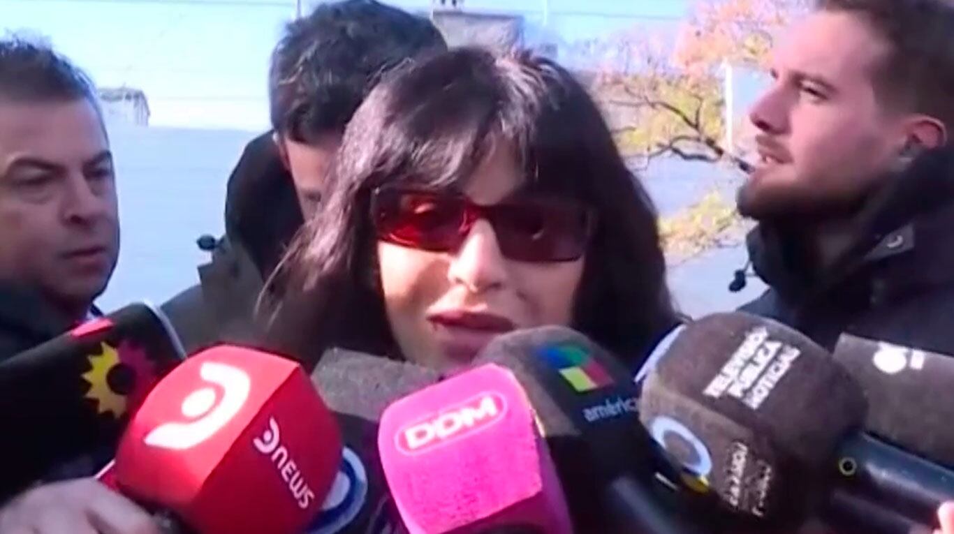 La reacción de Gianinna Maradona tras la suspensión del juicio de Diego