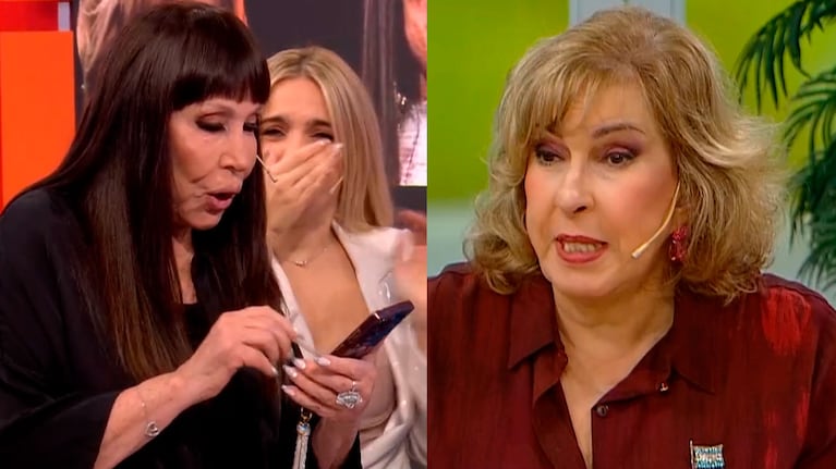 Así reaccionó Moria Casán al ver que Georgina Barbarossa la empezó a seguir: “Soy una monstrua”