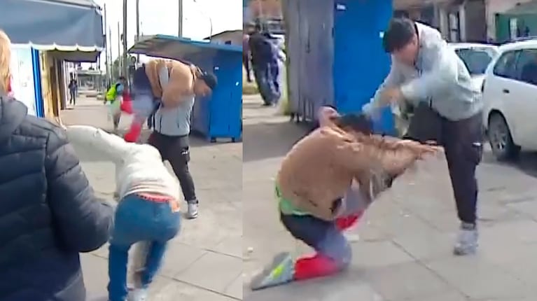 González Catán: brutal golpiza a un hombre que denunciaba la muerte de su padre frente a una clínica