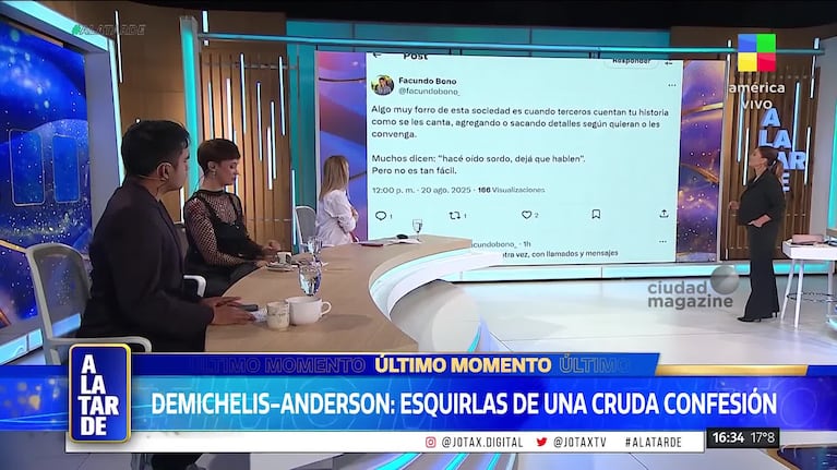 El hijo extramatrimonial de Martín Demichelis explotó tras la separación de Evangelina Anderson