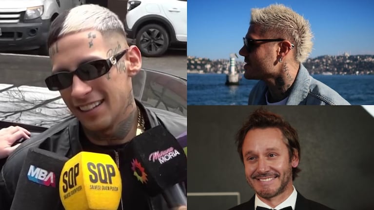 L-Gante se metió en el escándalo de Mauro Icardi tras su fuerte posteo contra Benjamín Vicuña