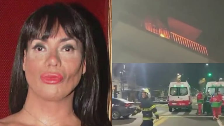 Se incendió el edificio donde vive Oriana Junco y tuvieron que rescatarla los bomberos: “Me sacaron a la calle”