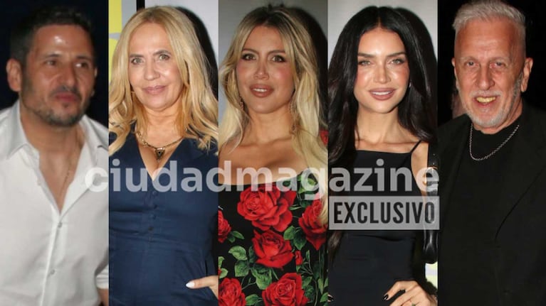 Wanda Nara festejó el estreno de su primera película con su familia y los famosos