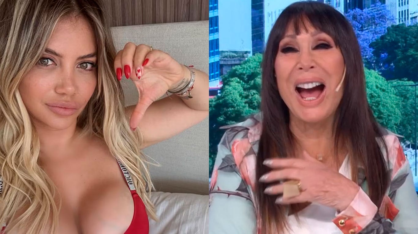 El filoso comentario de Moria Casán sobre una parte del cuerpo de Wanda Nara: "Qué asco"
