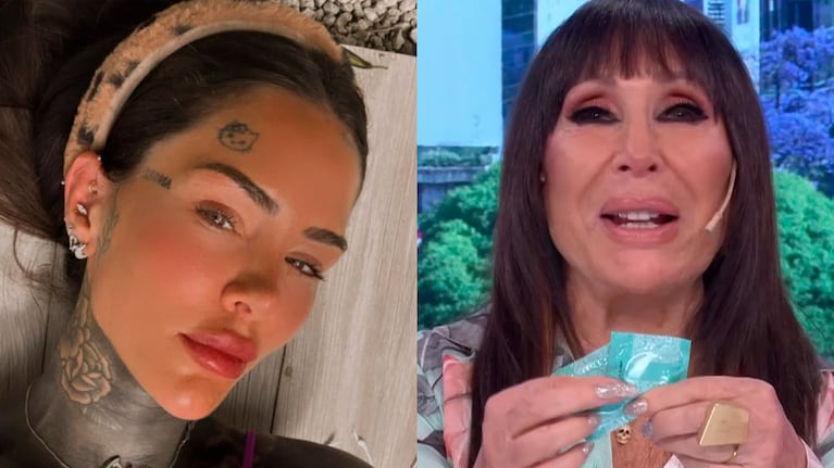Cande Tinelli estaría entre dos hombres y Moria Casán la aconsejó con preservativos en mano