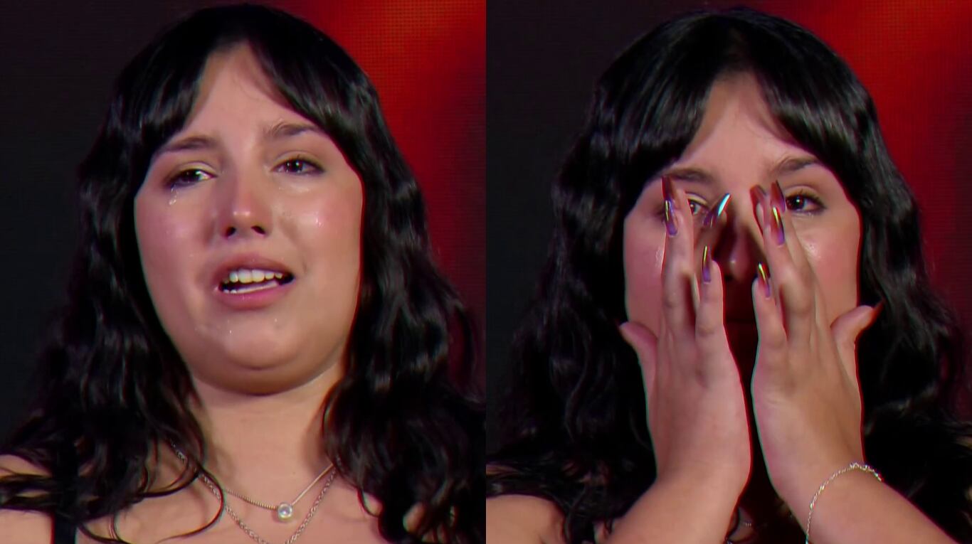 Las lágrimas de Giuliana “Chula” González, la nueva participante de Cuestión de peso