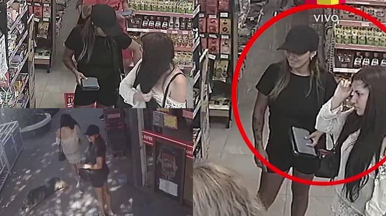 Así robaban las amigas de Morena Rial en la Costa: quedaron filmadas usando tarjetas sustraídas