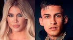 Wanda Nara tuvo un encuentro inesperado con un artista que le dedicó una canción: no es L-Gante