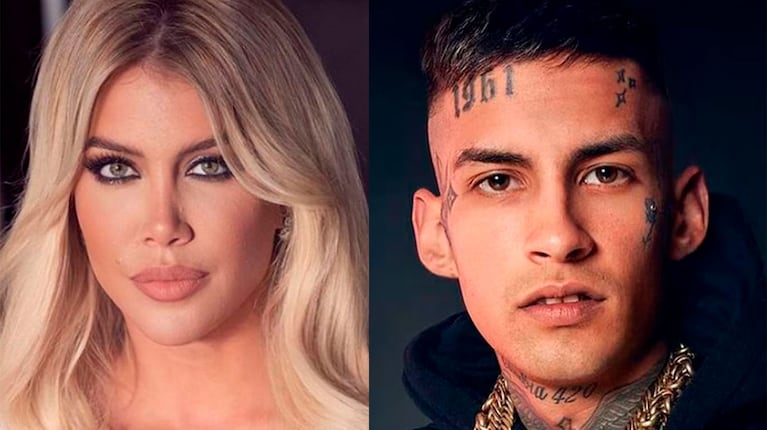 Wanda Nara tuvo un encuentro inesperado con un artista que le dedicó una canción: no es L-Gante