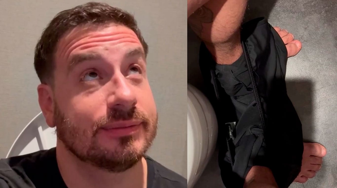 El video de Federico Bal haciendo caca en Japón