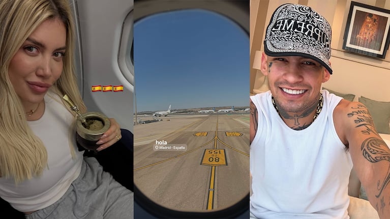 Video: El viaje de Wanda Nara a España