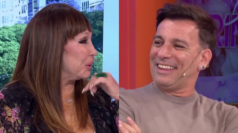 Moria Casán descolocó a Martín Bossi con una pregunta al hueso y él contraatacó: “De acá a...”