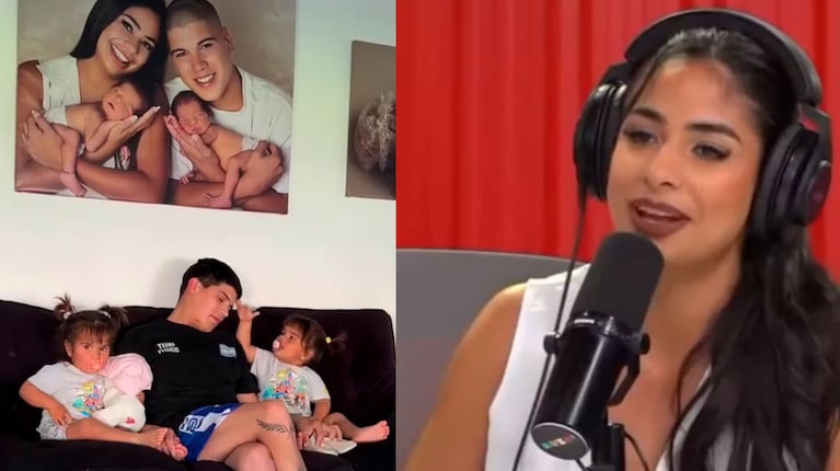 Daniela Celis contó por qué volvió a colgar el cuadro con Thiago Medina en su casa