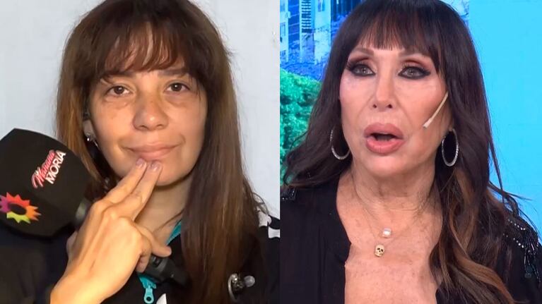 Moria Casán vio a Lissa Vera de Bandana recién levantada y sin maquillaje y su reacción fue tremenda