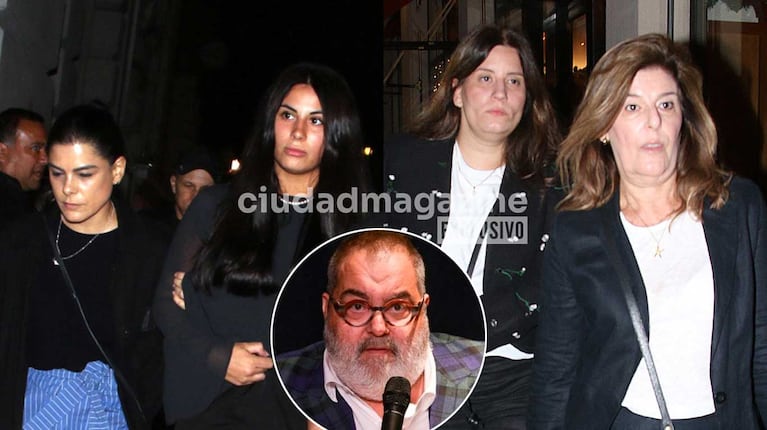 En fotos: el dolor de Lola y Bárbara por la muerte de su padre, Jorge Lanata