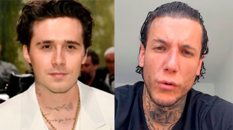 Alex Caniggia se comparó con Blooklyn Beckham tras el escándalo familiar: “A mí me pasó lo mismo”