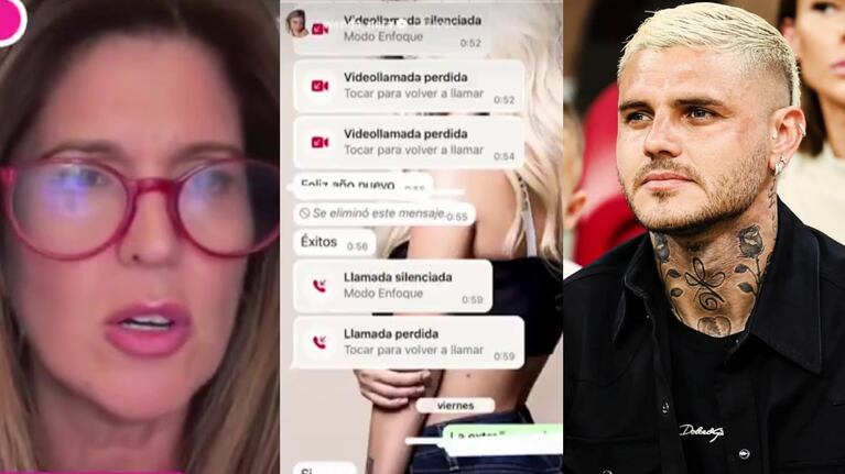 Elba Marcovecchio reveló el drama que atraviesa Icardi tras la filtración de sus chats privados con Wanda