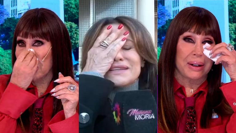 Moria Casán se quebró tras el llanto de María Fernanda Callejón: “Me emocioné”