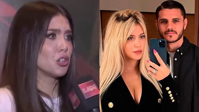 La reacción de Wanda Nara luego de que Mauro Icardi se negara a salir en un móvil en vivo