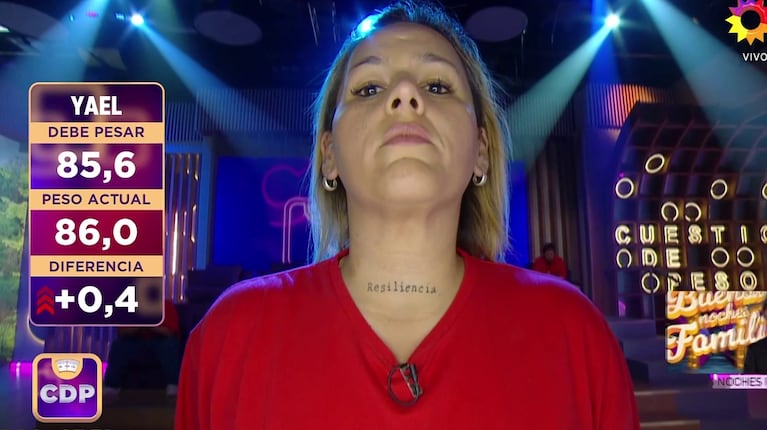 La angustia de Yael: bajó casi 25 kilos pero igual fue eliminada de Cuestión de Peso