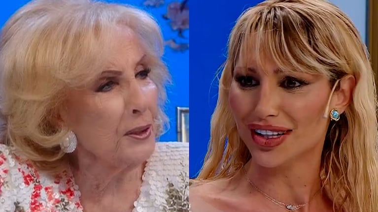 Mirtha Legrand tuvo que explicarle un halago a Xipolitakis, y Vicky después se rebeló: “No quiero hablar”