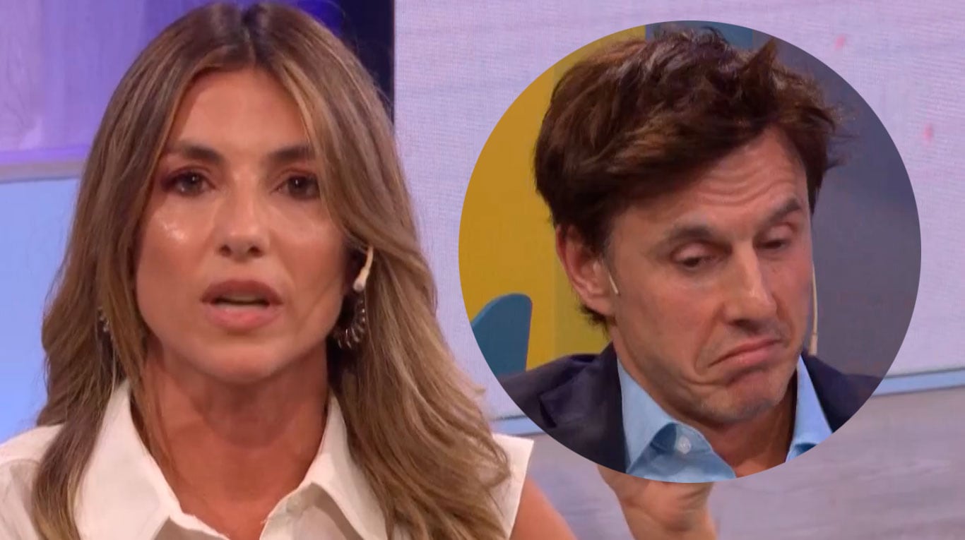 Video: la fuerte reacción de María Belén Ludueña tras el ataque a Roberto García Moritán en su programa