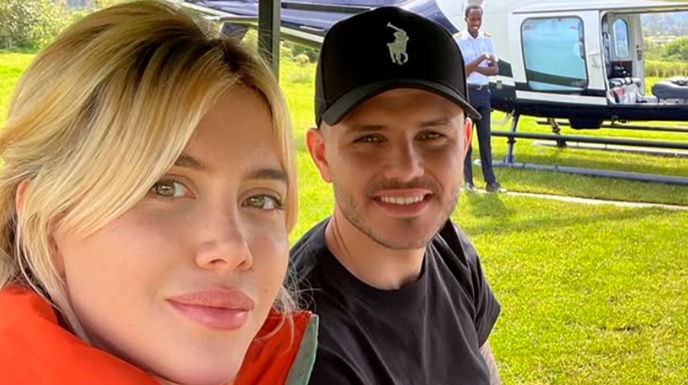 Wanda Nara se mostró besando a Icardi