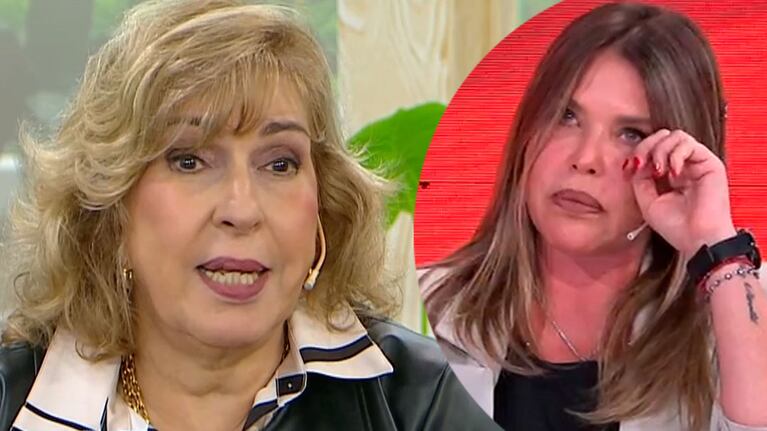 Georgina Barbarossa sorprendió con un gesto hacia Nazarena Vélez tras verla quebrada en vivo