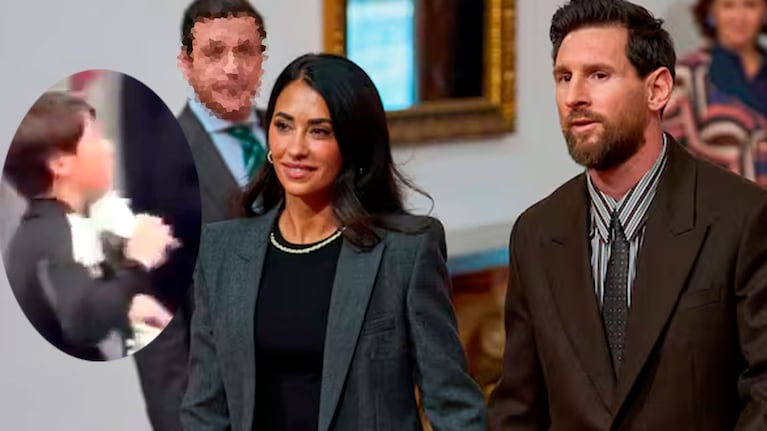 Lionel Messi recibió el Premio Princesa de Asturias: el gesto de Antonela Roccuzzo con un nene que quería acercarse a él