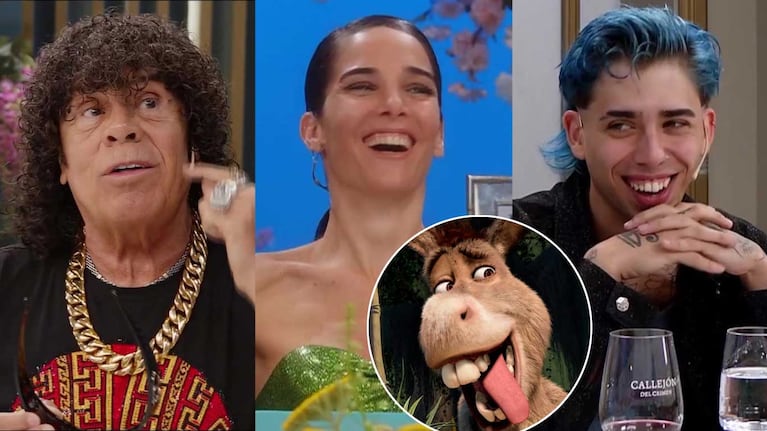 “Soy el Burro de Shrek”: la divertida ocurrencia de Luck Ra junto a la Mona Jiménez