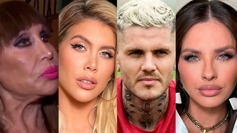 Moria Casán destrozó a Wanda Nara, Mauro Icardi y la China Suárez: “Son adictos a la notoriedad”