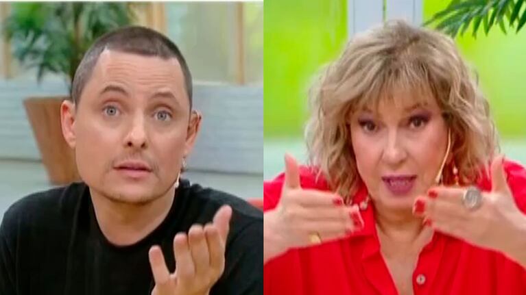 Georgina Barbarossa y Lío Pecoraro se sacaron chispas en vivo: “Al aire no, por favor”
