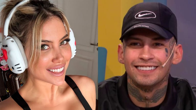 Wanda Nara apretó en vivo a L-Gante y lo dejó sin palabras: “Me mandaron otro video”