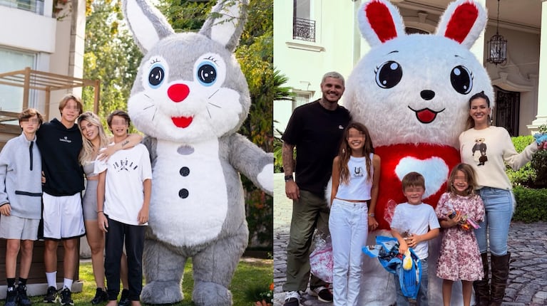 ¿Wanda Nara o la China Suárez? Se conoció quién gastó más por el famoso conejo de Pascua  