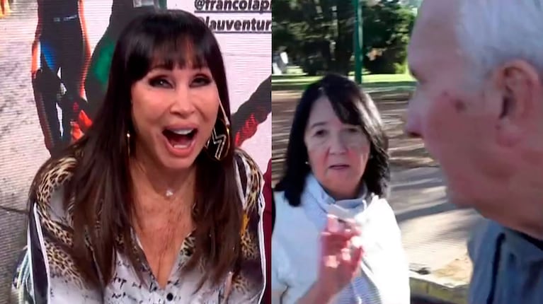 Dos vecinos criticaron en vivo el evento de Franco Colapinto en Buenos Aires: la reacción de Moria Casán